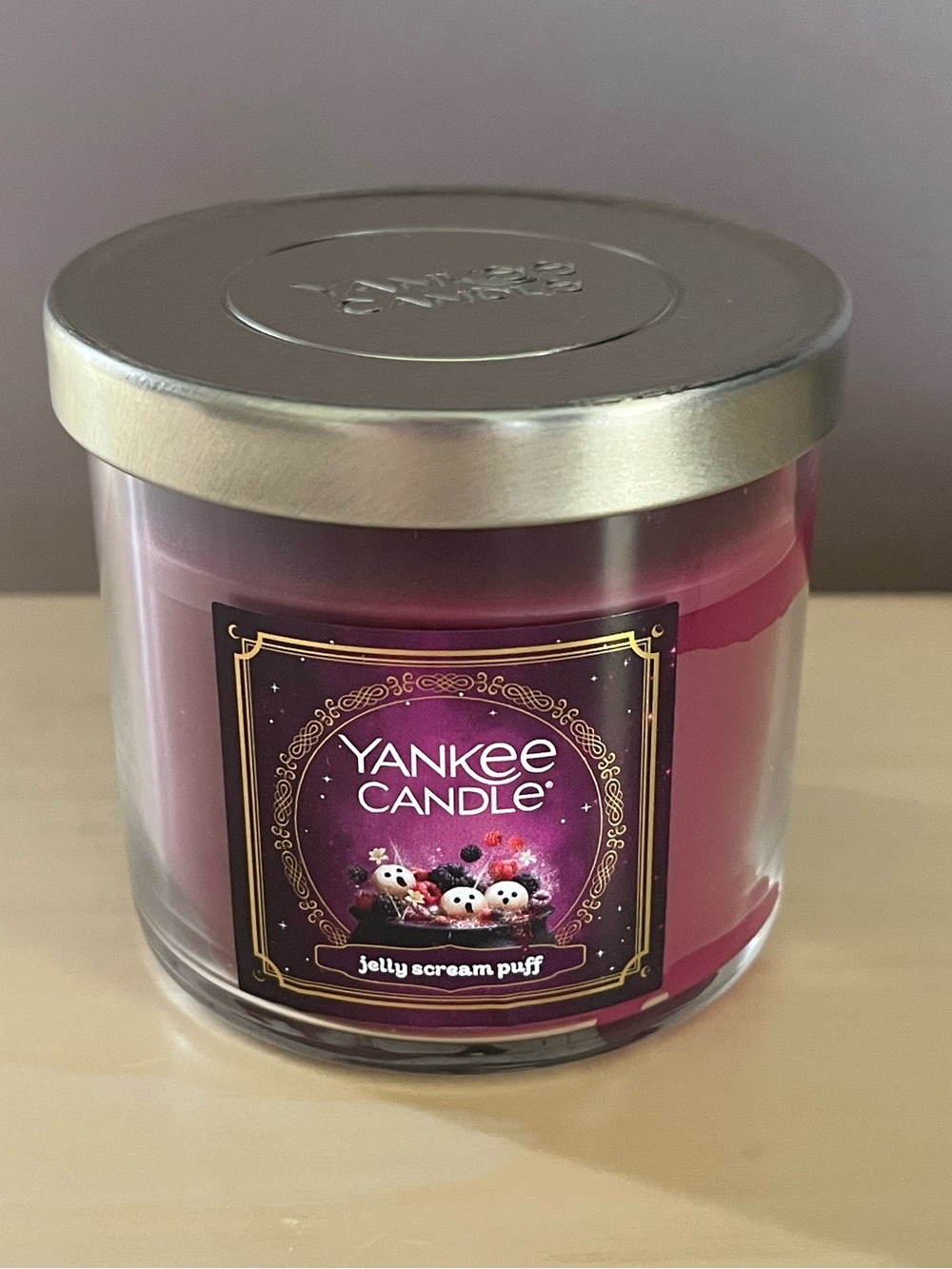 New Yankee Candle Jelly Scream Puff  Small Tumbler Candle